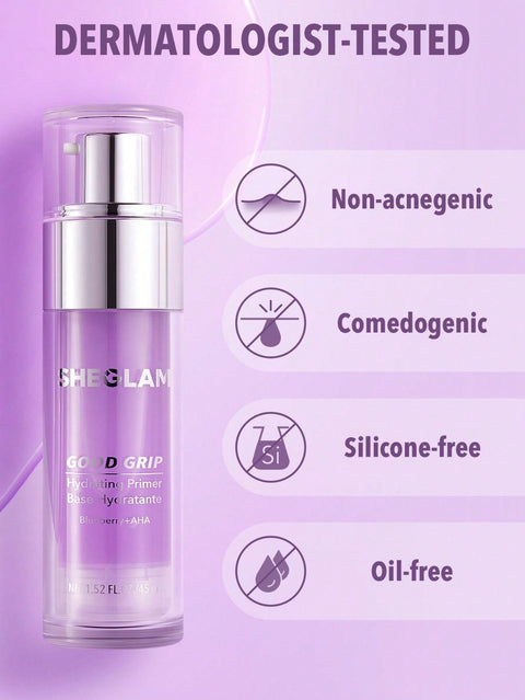 SHEGLAM Good Grip Hydrating Primer-Blueberry + AHA (Imported)