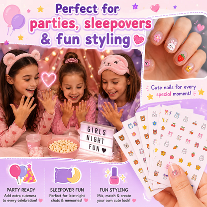 Glow In Dark Nail Stickers For Children