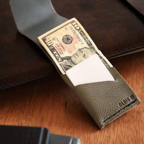 Grey Wickett Premium Leather Wallet
