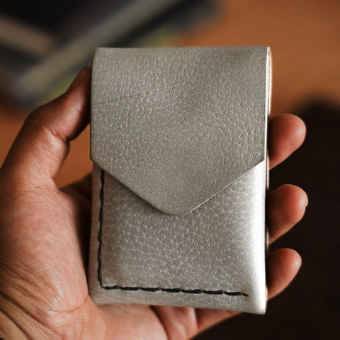 Grey Wickett Premium Leather Wallet