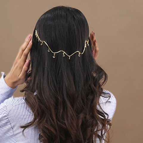 SPARKLING STONE BRAIDED WAVE