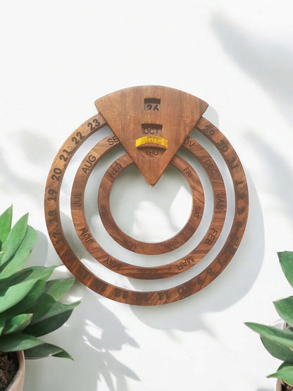 Wooden Wall Calendar