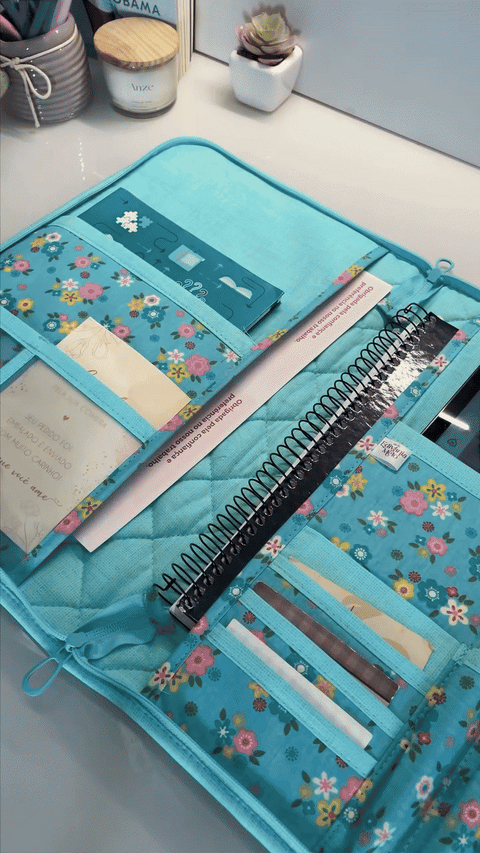 The Ultimate Travel organizer folder  Pouch  with zipper