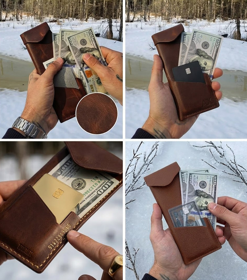 All in One Premium Leather Wallet