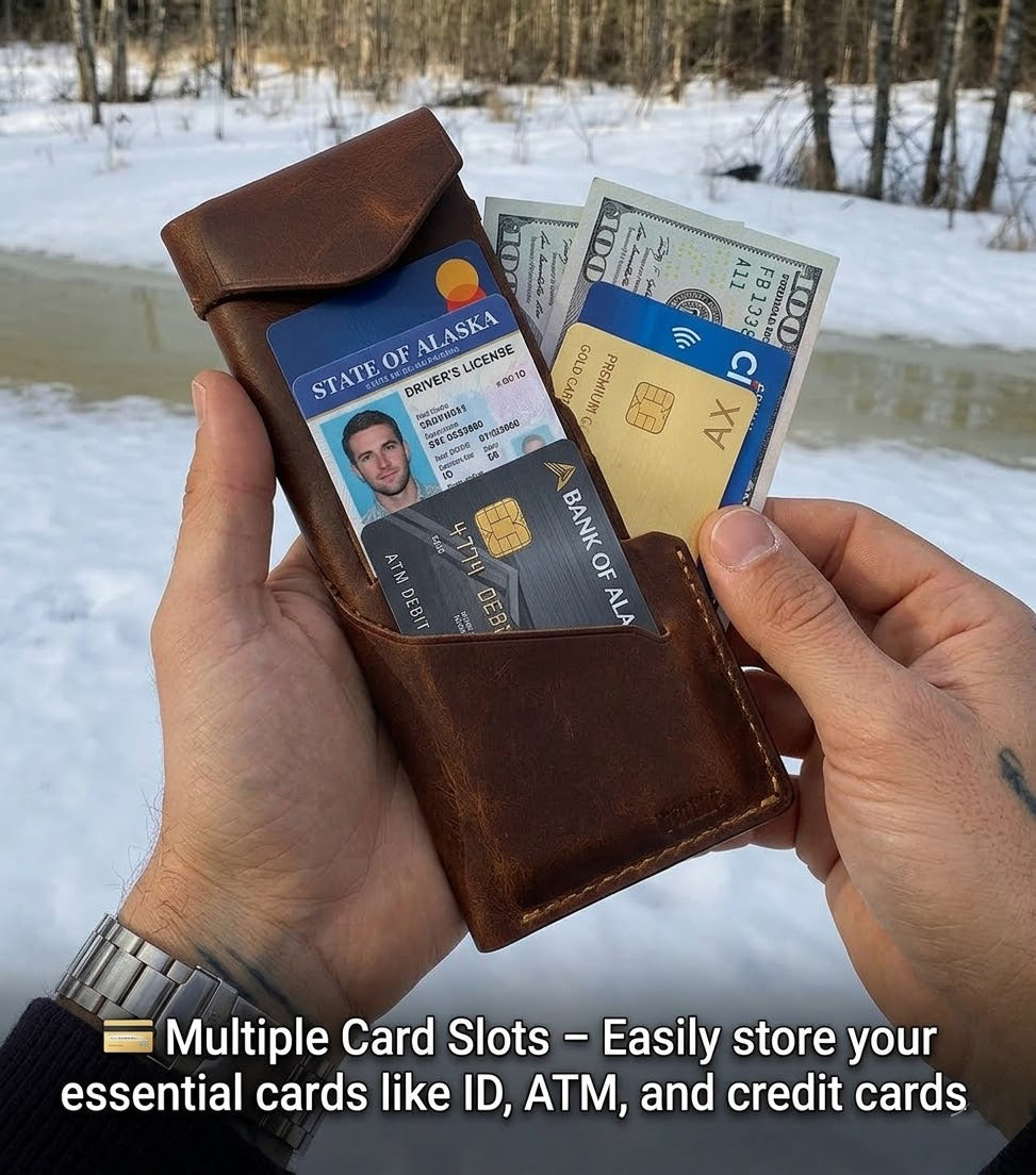 All in One Premium Leather Wallet