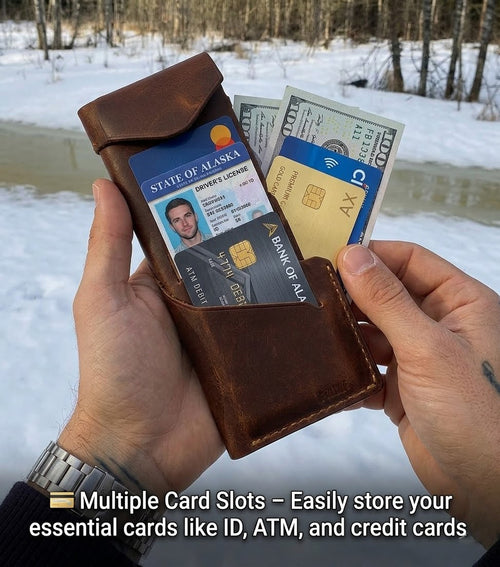 All in One Premium Leather Wallet