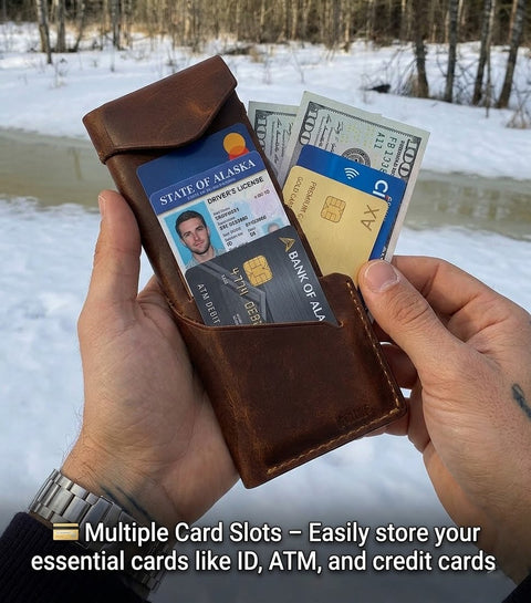 All in One Premium Leather Wallet
